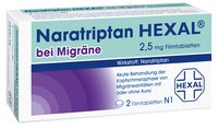 NARATRIPTAN HEXAL bei Migräne 2,5 mg Filmtabletten